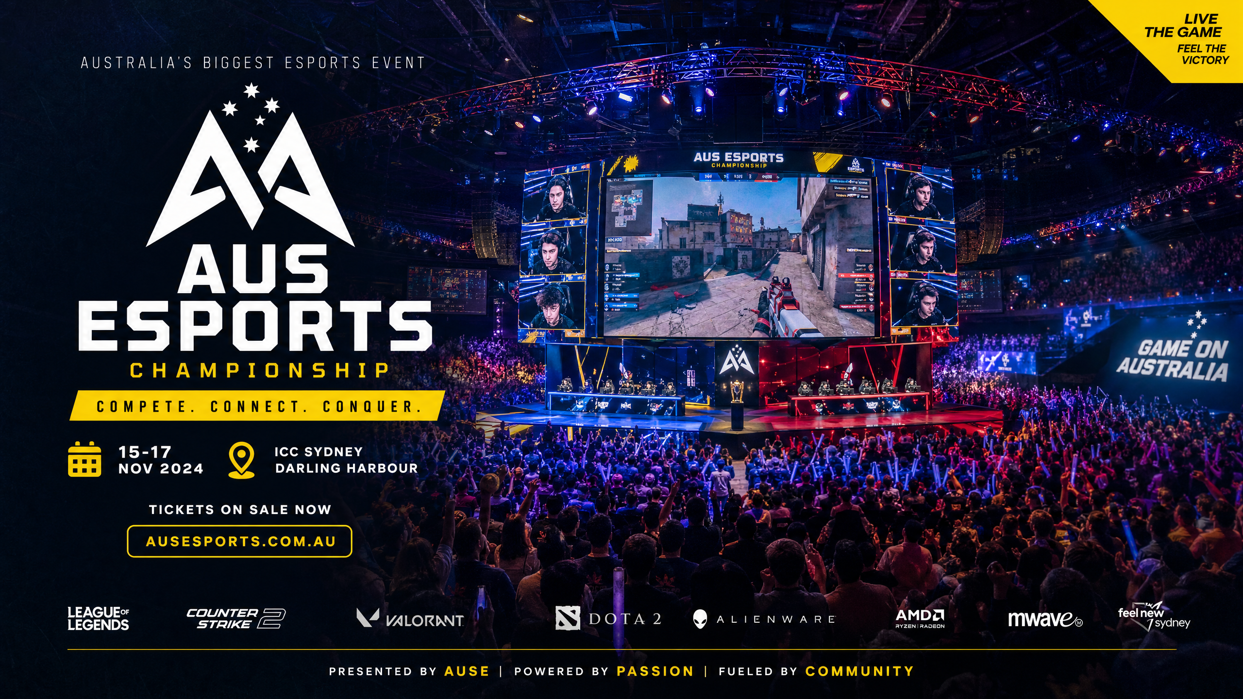Australian Esports Championship arena